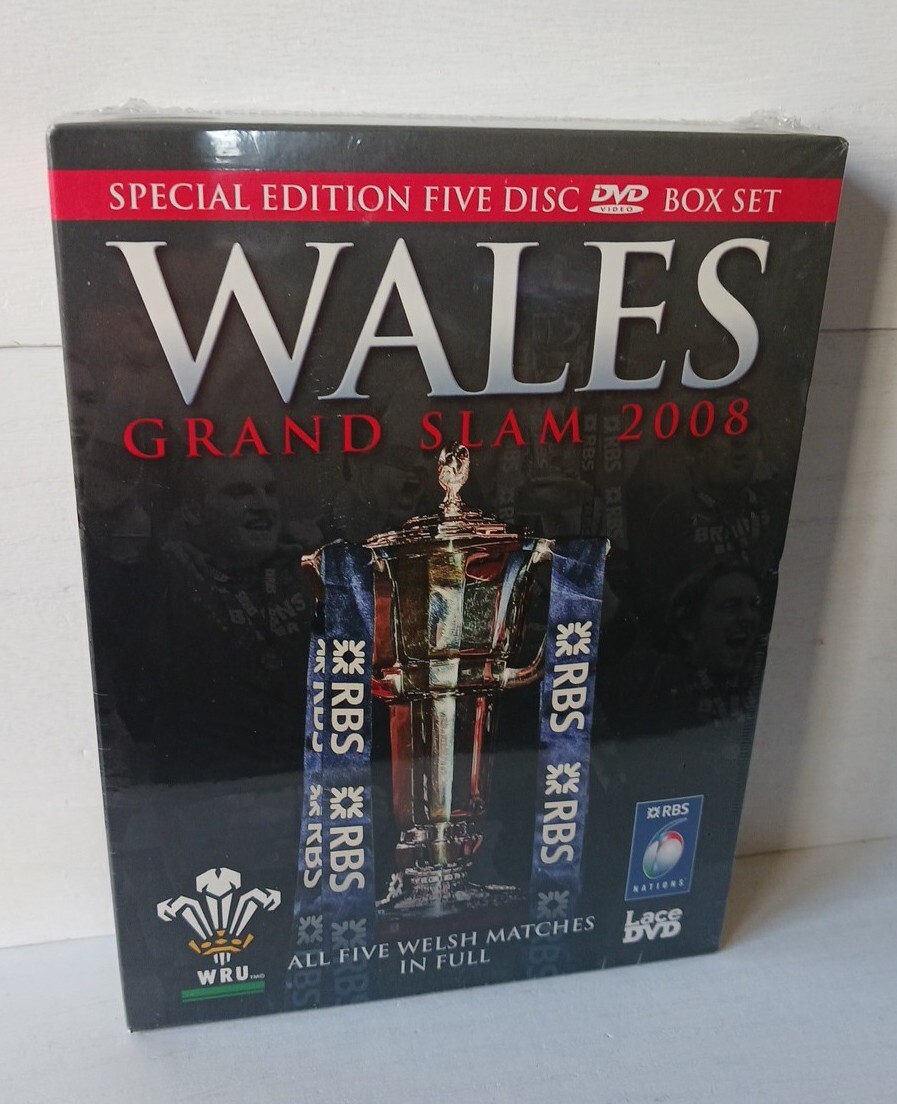 Wales Grand Slam 2008 Special Edition 5 DVD Box Set New & Sealed