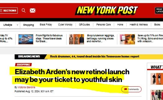 2027+ Elizabeth Arden Retinol Ceramida 90 Cápsulas SUERO NOCTURNO BORRADOR LÍNEA Foto 2 de 4