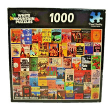 White Mountain Vintage Best Sellers 1000 Piece Jigsaw Puzzle Complete