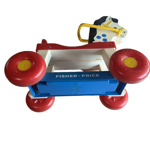 Retired Fisher Price Ride On Horse Toy 978 Toddler Toy 1976 Noise Works Vintage - Picture 5 of 17