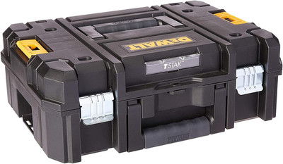 DEWALT TSTAK II Tool Box, 13 Inch, Flat Top, Holds up to 66 Lbs (DWST17807)