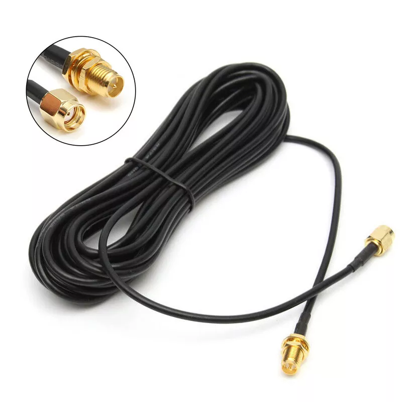 WiFi Antenna Extension Cable 5m For WiFi Adapter WiFi Router Booster IP  Camera