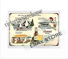 1960s retro beer memorabil bar pub brewery metal tin sign home wall decor stores