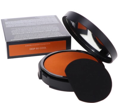 bareMinerals BAREPRO 16-HR Skin-Perfecting Powder Foundation Deep Cool 50 0.28