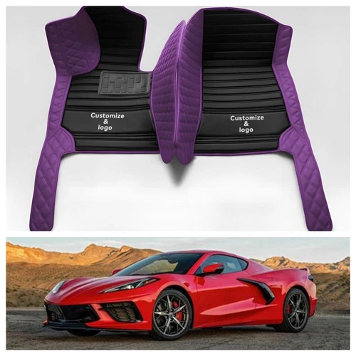 For Acura Car Floor Mats Waterproof Liners Leather Dustproof Handmade Front Row - Picture 22 of 38