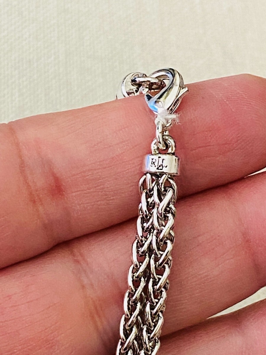 Double RL『STERLING SILVER NECKLACE』 Double Layer Pop Top Necklace – King Baby