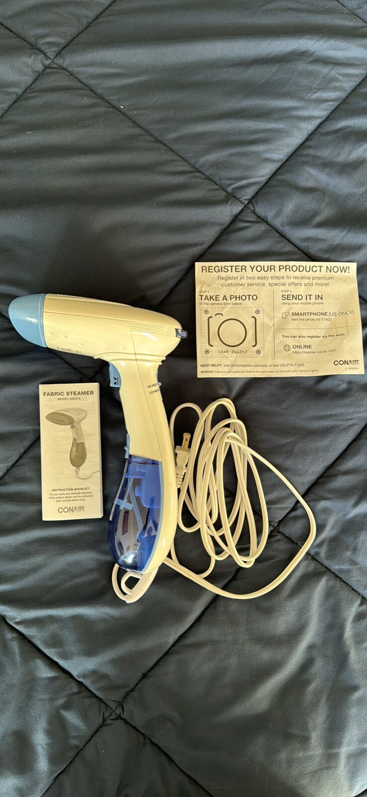 Conair Extreme Steam Fabric Steamer With Dual Heat