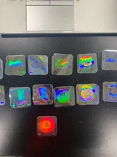 1990 UPPER DECK BASEBALL HOLOGRAM TEAM STICKER SINGLES