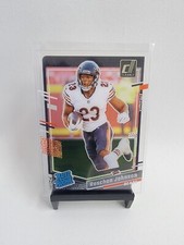 ROSCHON JOHNSON 2023 Panini Donruss Clearly Rated Rookie RC #80 Chicago Bears