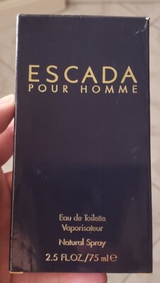 Escada Pour Homme EDT 75 ml 2.5 oz SPRAY BNIOB DISCONTINUED AUTHENTIC VERY RARE!