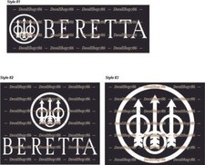 Beretta Firearms - Hunting/Outdoor Sports - Vinyl Die-Cut Peel N' Stick Decal
