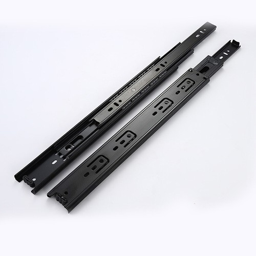 1/2/5 Pairs Ball Bearing Drawer Slides Full Extension Rails 10-16" Silver/Black - Picture 15 of 18