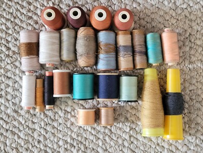 Set of 24 Assorted Mini Thread Spools