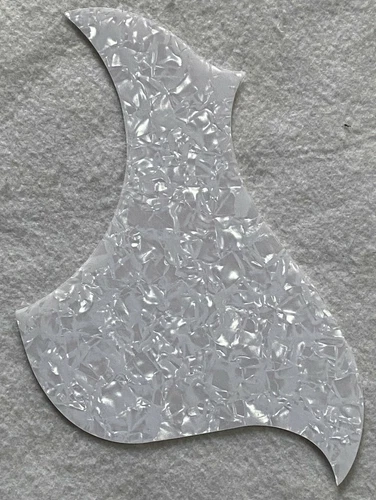For Gibson L4A Acoustic Guitar Self Adhesive Pickguard,White Pearl