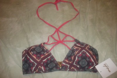 NWT MADE by MinkPink Resort Tropical Safari Bikini Tops sizes S/M/L/XL   (B122)