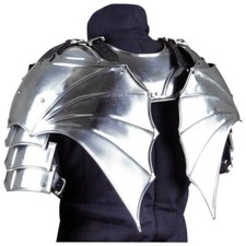 Medieval Steel Larp Warrior Gothic Pair Of Pauldrons Armor Shoulder II