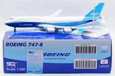 SQ Wings 1:200 Boeing B747-8 'House Color' Diecast Aircraft Jet Model Flaps Down