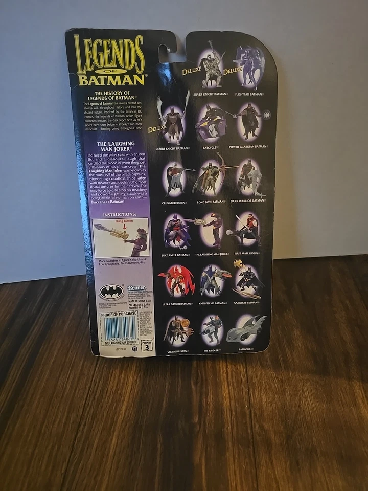 Joker Pirate Kenner Legends Of Batman Laughing Man Special Edition Action Figure - Image 3 of 3
