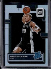 2022-23 Panini Donruss Optic Jeremy Sochan Holo RC Rated Rookie #236 Spurs