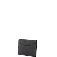 Dooney & Bourke Pebble Grain Business Card Case | Black Black