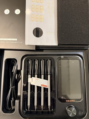 Wireless Meat Thermometer wi 4 Probes, INKBIRD WiFi Meat Therm., Digital wireles