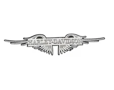 Harley Motorcycle Biker Patch Silver, Iron On/Sew On