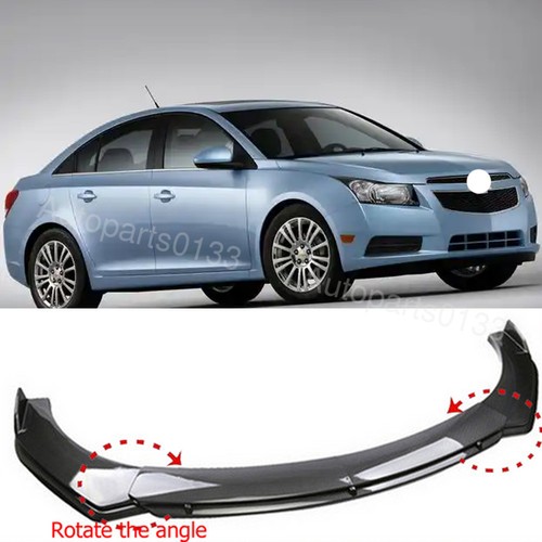 Front Bumper Lip Chin Spoiler Splitter Carbon/ Style For Chevrolet Cruze 11-19
