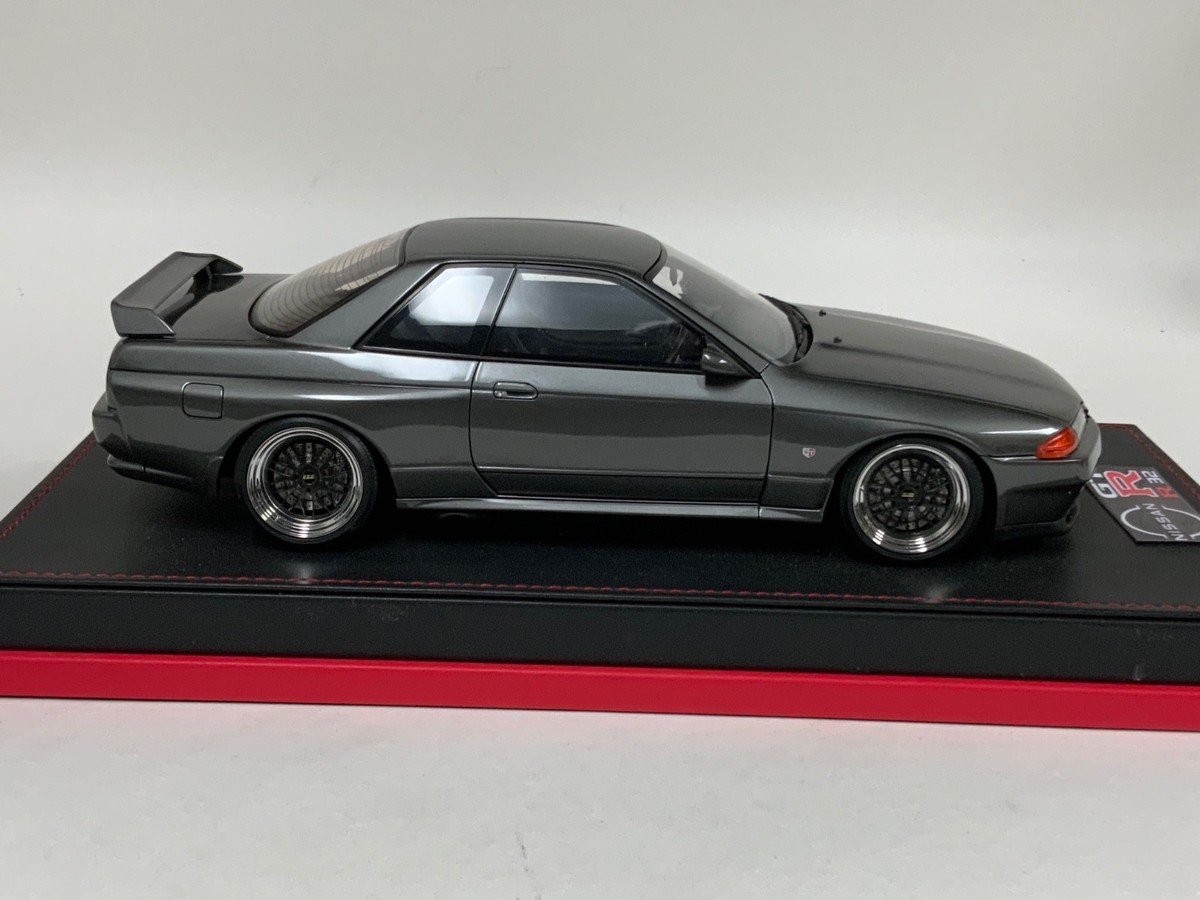 1/18 Ignition model Nissan Skyline GT-R R32 Gray Midnight Reina's