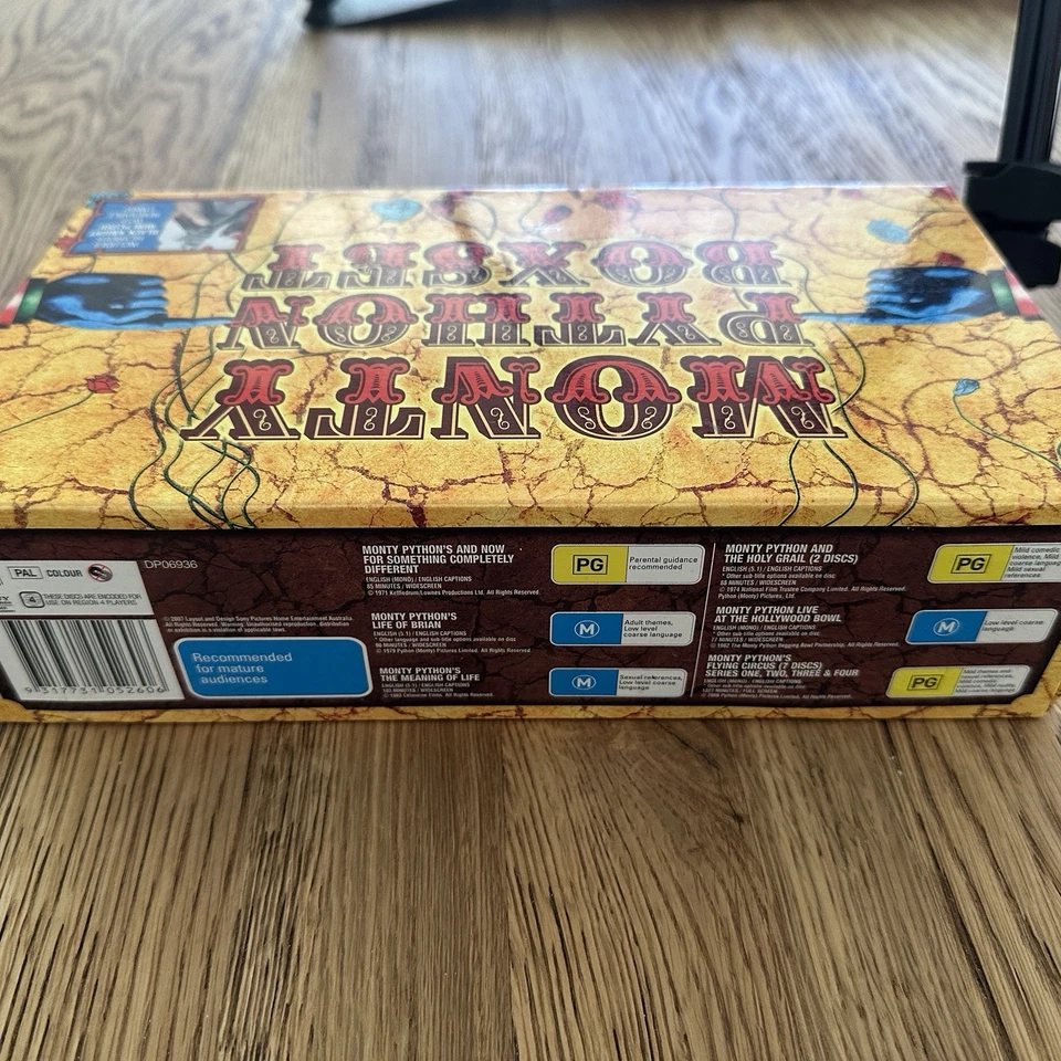 MONTY PYTHON COMPLETE BOXSET (DVD R4 PAL) & Black Knight Mini Plush Collectible - Image 2 of 4