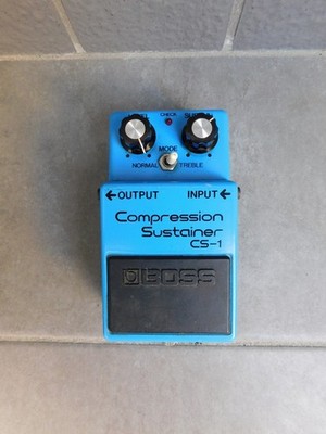 Boss Cs-1 Compression Sustainer Compressor Silver Screw