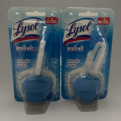 2 Pack Lysol Hygienic Automatic Toilet Cleaner Atlantic Fresh Scent New