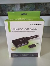 NIB IOGEAR 2-Port 4K KVM Switch USB-C DisplayPort Dual PC GCS82DPC NEW