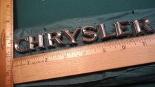 CG25 Chrysler Trunk Tailgate Letter Emblems Vintage 1970-80s CHRYSLER NEWPORT