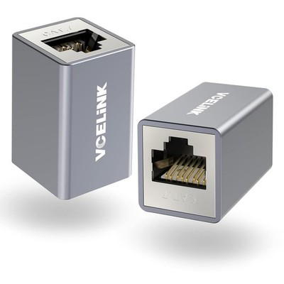 VCELINK LAN Cable Extension RJ45 Coupling 10 Gigabit Network Cable Connector