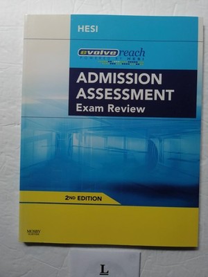 Evolve Reach Admission Assessment Exam Review , 2nd Edition - paperback HESI
