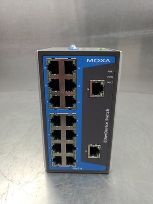 MOXA EDS-316 EtherDevice Switch, 15-Port, 12-45VDC.                        3D-69