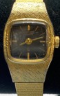 Women's Citizen CQ Black Dial Gold Tone Quartz Analog16mm Watch 17.1g — photo 2