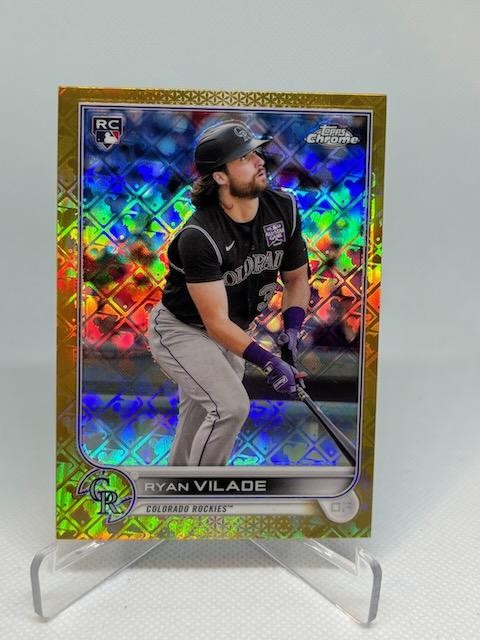 2022 Topps Chrome Logofractor Edition #63 Ryan Vilade Gold #/50