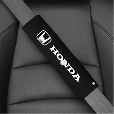 New For Honda 2pcs Car Seat Belt Cover Shoulder Cushion Pad Accessorie Black Red