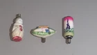 Vintage Figural Christmas Light Bulbs Lot Snowman Boat Floral C7