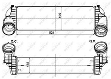 F�r NRF 30359 Intercooler, charger