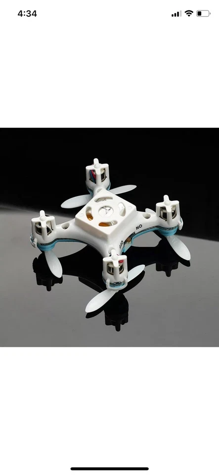 Cheerson CX-10 Mini Drone 4-Channel, Light Blue - Image 4 of 4