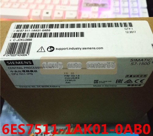 NEW Siemens Simatic S7 1500 CPU 1511-1 PN 6ES7511-1AK01-0AB0 6ES7 511-1AK01-0AB0 - Picture 3 of 5