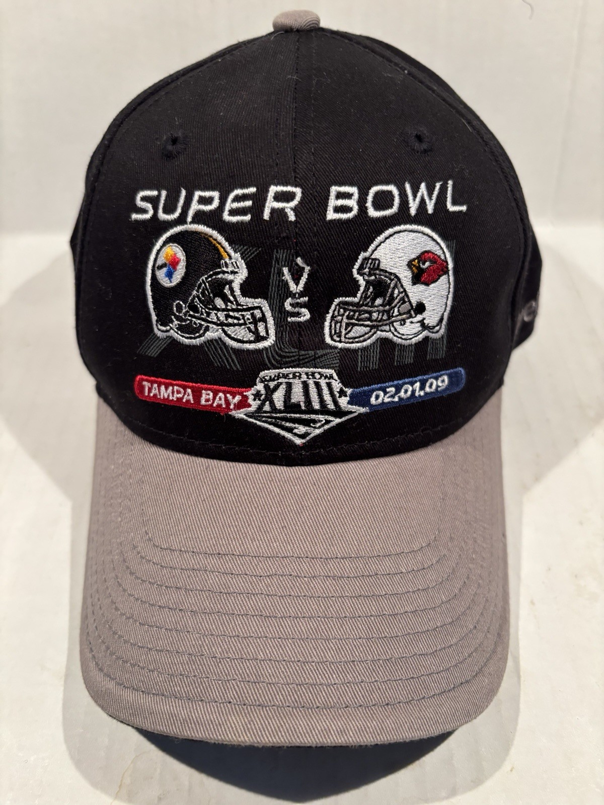 SUPER BOWL XLIII Dueling Helmets Hat STEELERS CARDINALS NFL Football NEW