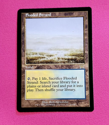 #ad Onslaught Flooded Strand Regular MTG Card 316 EX Mint Condition Never Played 🔥 $59.99