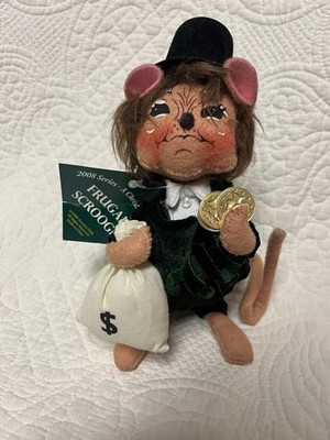 Annalee Frugal Scrooge Christmas Carol Storybook Mice Macys 2008