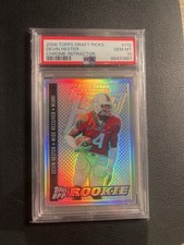 2006 Topps Draft Picks #112 Devin Hester Rookie Refractor PSA 10 Gem Mint HOF