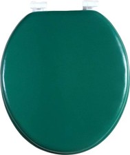 J V Textiles Soft Round Toilet Seat With Easy Clean  Change Hunter Green