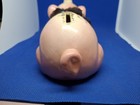 Vintage 1980's My New Mink Pink Pig Glamor Bejeweled Piggy Bank Figurine — photo 5
