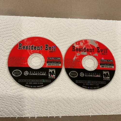 Resident Evil 1 Nintendo GameCube Discs 1 And 2 Only